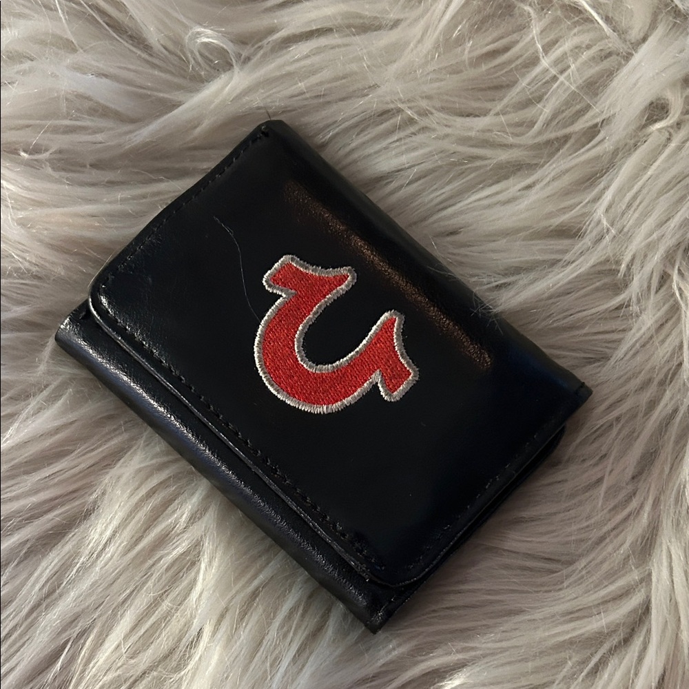 True Religion Black and Red Money Clip